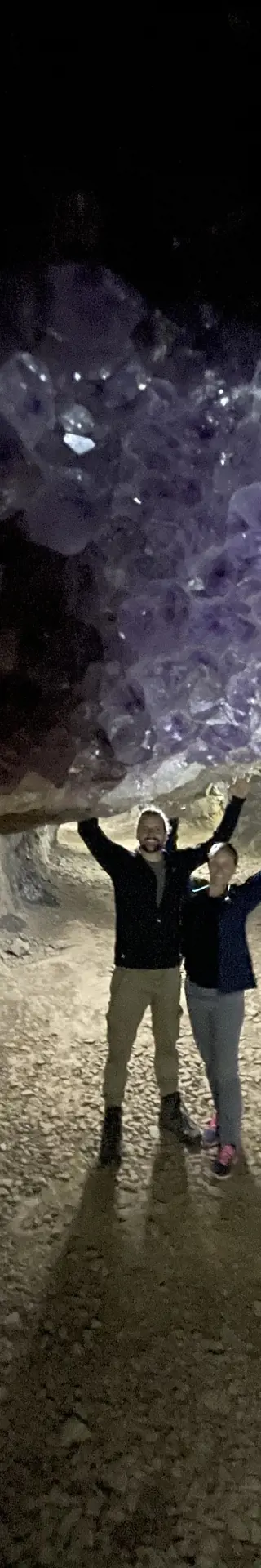 Besuch in der Quarzstein-Mine von Wanda